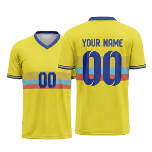 Wholesale Personalized Team Name Logo Men's Crew Neck Spandex/Nylon Solid Pattern <b>Athletic</b> Jersey Breathable Quick Dry - Product Image 1
