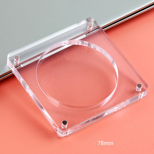 UV bảo vệ vuông rõ ràng từ acrylic huy hiệu đồng xu hiển thị chủ khung cho bộ sưu tập - Product Image 2