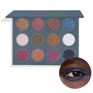 Palette d'ombres à paupières Nude Matte Shimmer High Pigmented Créez votre marque Maquillage des yeux cosmétiques pour le teint de peau noire