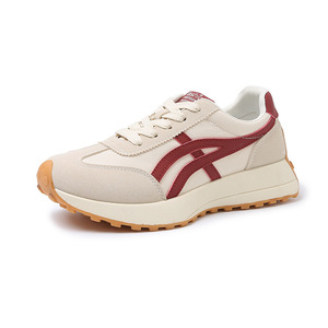 รองเท้าผ้าใบผู้หญิง LYKU สไตล์ลำลองแบบผูกเชือก แฟชั่นทันสมัย ระบายอากาศได้ดี กันลื่น เสริมส้น เพิ่มความสูง เหมาะสำหรับฤดูร้อนและฤดูใบไม้ผลิ - Product Image 4