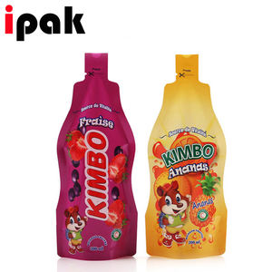 Pochettes transparentes thermoscellables de 100 ml à 2 L avec bec verseur, recyclables pour liquides, jus, sauces <span class=keywords><strong>tomates</strong></span>, vins, chaussettes et chaussures - Product Image 1