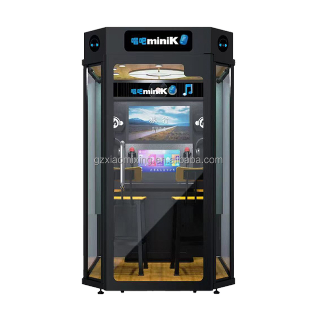Modular Mini KTV Room Portable Metal Plastic Soundproof Booth for Music Recording Meeting Studio English WiFi Enabled Indoor Use
