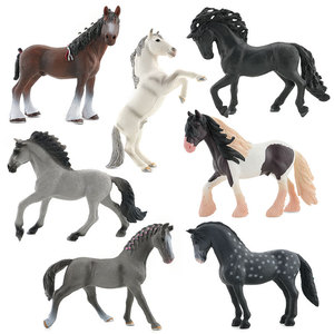 Modellino di Animale Selvatico per Simulazione Transfrontaliera: Cavallo Selvatico, Stallione Andaluso, Trakehner, Yenke Breed - Giocattolo in PVC <span class=keywords><strong>da</strong></span> Assemblare, Modello di Cavallo <span class=keywords><strong>da</strong></span> Riproduzione - Product Image 1