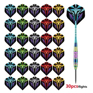 Набор прочных перьев для дротиков DINGZHUN из ПЭТ для мягких и стальных наконечников, серия премиум-класса, перья для дротиков DIY - Product Image 2