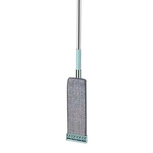 <b>Flat</b> <b>Mop</b> Wet Dry Dual Use Rectangular Telescoping Handle Household Floor Cleaning <b>Mop</b> Cloth - Product Image 2