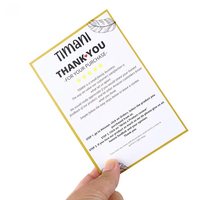 Servizio di Stampa Digitale Personalizzata per Biglietti di Ringraziamento, Volantini su Carta Patinata e Carta Artistica, Design Personalizzato a Colori, Logo, Immagine, Goffratura