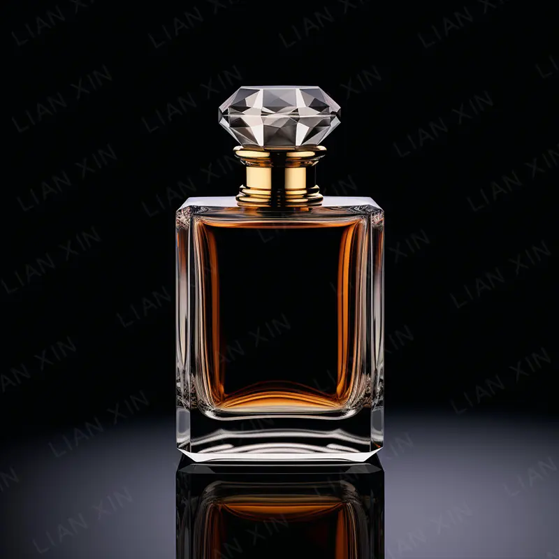 LX Design Polygonales Glas Leere Parfüm flaschen Parfum flasche anpassen Einzigartige Luxus flasche