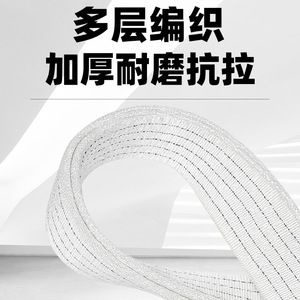 White Polypropylene Web Sling 8 M Eye And Eye Flat Industrial Lifting Slings For Construction Transportation - Product Image 4