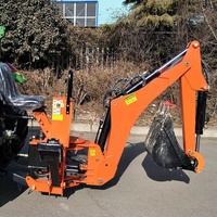 Mini tracteur à attelage 3 points avec prise de force chargeuse sur pneus avec pelle rétrocaveuse à vendre machine