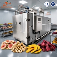 Lyophilisateur vertical sous vide, capacité 100 kg par lot, pour la transformation alimentaire