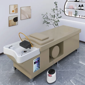 Precio al por mayor multifunción salón lavado de pelo cama respaldo elevador eléctrico masaje tailandés champú cama y pedicura agua - Product Image 3