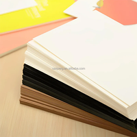 Grand stock de carton blanc mat en pâte recyclée 400 g/m² pour emballage de bureau et carton personnalisé