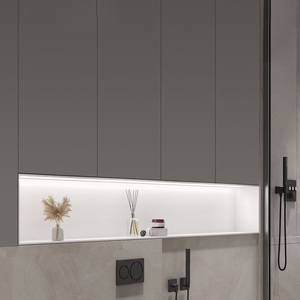 <span class=keywords><strong>Nicho</strong></span> de <span class=keywords><strong>ducha</strong></span> de baño personalizado con luz LED <span class=keywords><strong>nicho</strong></span> de <span class=keywords><strong>ducha</strong></span> Estante empotrado de baño <span class=keywords><strong>Nicho</strong></span> de pared de <span class=keywords><strong>ducha</strong></span> de acero inoxidable - Product Image 4
