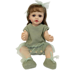 55cm réaliste Betty Reborn bébé poupée fille Silicone souple cheveux longs réaliste princesse enfant en bas âge Bebe Reborn - Product Image 2