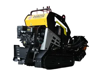 Automatic High Speed Mobile Gas Tree Leaves Branch Forest Wood Chipper Crusher