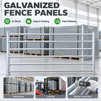 Clôture en métal d'extérieur en gros, panneaux de clôture en acier galvanisé, taille personnalisée disponible