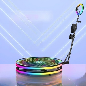 <strong>360</strong> <strong>Degree</strong> Rotation Photographing Platform <strong>360</strong> Photo Booth Ring Racket Cross-Border Camera &amp; SLR Compatible Photography Table - Product Image 1