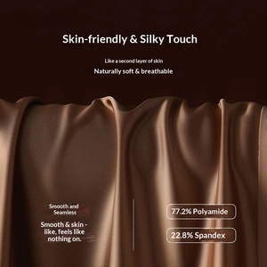 Sous-vêtements en soie tricotée pour <span class=keywords><strong>homme</strong></span>, satin <span class=keywords><strong>de</strong></span> luxe <span class=keywords><strong>l</strong></span>éger, soyeux, respirant, sensation <span class=keywords><strong>de</strong></span> peau nue, taille mi-haute, haut <span class=keywords><strong>de</strong></span> gamme - Product Image 2