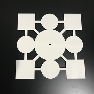 Wooden Wall <strong>Clock</strong> 290mm Diameter <strong>White</strong> Blank Sublimation Mdf <strong>Clock</strong> Face with Accessories - Product Image 3