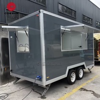 Remorque de cuisine mobile Cogsun, chariot à hot-dogs, churros, café, maïs sucré, hamburgers, remorque de concession alimentaire mobile