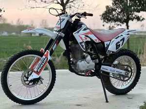 <span class=keywords><strong>Moto</strong></span> tout-terrain électrique 250cc avec démarrage électrique, moteur 4 temps sans balais refroidi par air, frein à disque en acier, options essence et électrique - Product Image 4