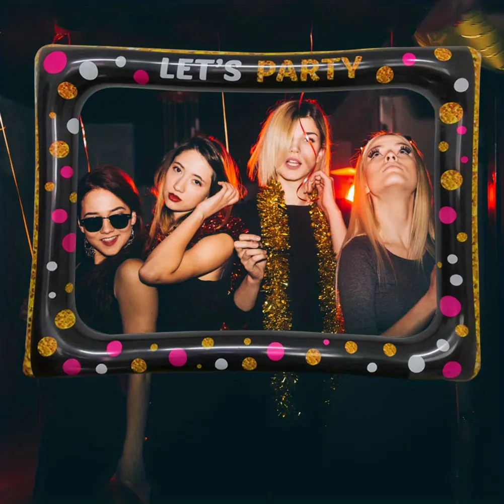 Opblaasbare Frame Photo Booth Rekwisieten Party Selfie Foto Pvc Frame Voor Verjaardag Bruiloft Shower Baby Shower Kerstfeest