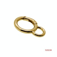 Aksesoris Rantai Tas Dompet Cincin O Logam Grosir, Klip Karabiner Paduan, Gesper Pengunci, Pengait Snap untuk Tas Tangan