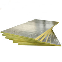 Panel de Techo de Aislamiento Térmico Ecológico de Lana de Vidrio Resistente al Fuego con Lámina de Aluminio, Diseño Moderno