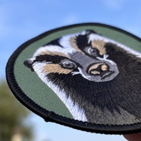 Patch Bordir Unik Custom Grosir Pabrik, Tempel Setrika atau Jahit, Motif Harimau untuk Hoodie dan Topi