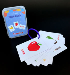 <span class=keywords><strong>Jeu</strong></span> <span class=keywords><strong>de</strong></span> cartes mémoire, cartes flash sur les fruits, les parties du corps, l'humeur et la cognition - Product Image 6