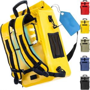 Zaino Impermeabile per Laptop con Chiusura Roll-Top, Resistente, per Bicicletta, Ideale per Trasportare Oggetti e Proteggere da Fango e Spruzzi - Product Image 2