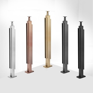 فاخرة ذهبية اللون مشابك كبيرة من الزجاج من حنفية السلالم - Product Image 2