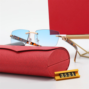 <span class=keywords><strong>2025</strong></span> sang trọng thiết kế thương hiệu vuông Gradient Lens Sunglasses UV400 màu xanh hồng sừng trâu khung cho phụ nữ - Product Image 5