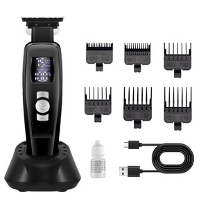 Recortadora de Pelo ODM de 12000mAh con Triple Modo de Velocidad, Recortadora de 2000mAh con Cuchilla de Acero Inoxidable Perfecta para <span class=keywords><strong>Barber</strong></span>ía y Cuidado Personal - Product Image 2