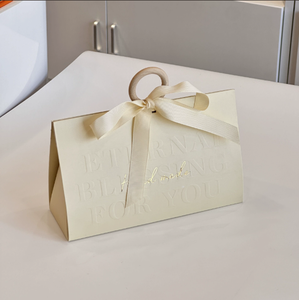 Wholesale One-piece in stock high-end luxurious wooden <b>ring</b> ribbon hand-held gift box logo paper box as souvenir packaging box - Product Image 6
