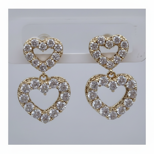 Boucles d'oreilles élégantes de la collection de bijoux de mode en six pièces pour une atmosphère paisible et élégante - Product Image 1