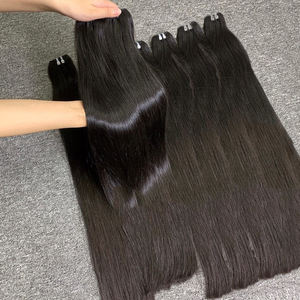 Venta al por mayor de extensiones de cabello humano liso sin procesar con cutícula alineada ondulada natural y ondulada suelta - Product Image 2