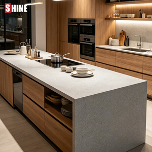 Tablero de Partículas de Cuarzo de Color Sólido Resistente a las Manchas, Encimera Moderna de Gran Formato para Mesa de Cocina, Embalaje a Prueba de Golpes, 5 Años de Garantía - Product Image 4