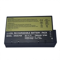 Batterie de remplacement Li-ion DR202 pour ordinateurs portables robustes Getac X500/V100/V200/S400 & P28/V20 - Remplace DR202