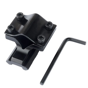 Universal Ultra-Low Profile Tube Clamp Mount 12-28mm Multi-Size Aluminum Alloy 20mm Base Outdoor Optics Holder - Product Image 2