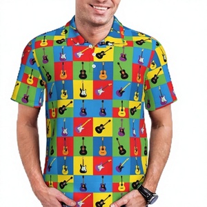 Camiseta Polo Personalizada de Moda Masculina, Tela Suave Premium, Manga Corta, Informal, para Golf, Tenis, Negocios, Deportes - Product Image 1