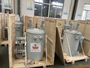 25kva、37.5kva単相柱上配電変圧器、50kva、250kva、100kva、150kva電力変圧器を製造 - Product Image 2