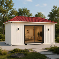 Maison préfabriquée en conteneur de 20 pieds, unité simple