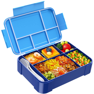 Lonchera Bento con Compartimentos a Prueba de Fugas, Personalizable con Logotipo, al por Mayor, OEM ODM, Contenedor de Alimentos Reutilizable con Empaque de Marca Privada - Product Image 1