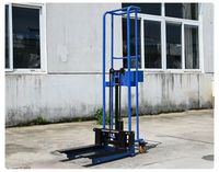 Chariot élévateur hydraulique tout électrique Tiger Lift pour le chargement et le déchargement, chariot portable de petite taille pour le transport de marchandises, chariot élévateur à fourche pour la manutention