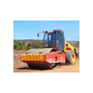 Compactador de rodillo de carretera vibratorio estático con componente de motor central dentro de maquinaria de movimiento de tierras - Product Image 2