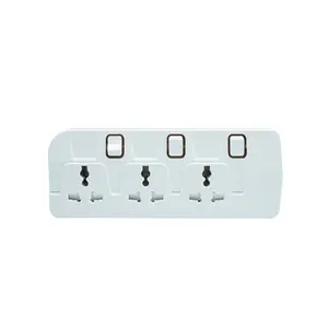 Explosive New Products Household Bedroom Computer Safe Use 3 Outlets Universal Power Strip Socket