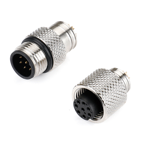 M12 एक कोडित 5पिन महिला स्क्रू क्लैंप असेंबली कनेक्टर, M12 सोल्डरलेस कनेक्टर, M12 फील्ड इंस्टॉलेशन कनेक्टर - Product Image 4