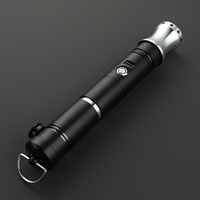 Pedang Laser Star Wars Murah Grosir, Gagang Logam, Pedang Laser Duel Berat dengan Lampu dan Suara, Mainan Pedang Menyala untuk Anak-Anak