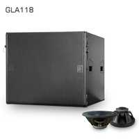 GLA118 18 İnç Düşük Frekanslı Pasif Subwoofer 3200W Tepe Gücü 8 Ohm Profesyonel Bas Hoparlör Sahne Kiralama Tur PA Sistemi için